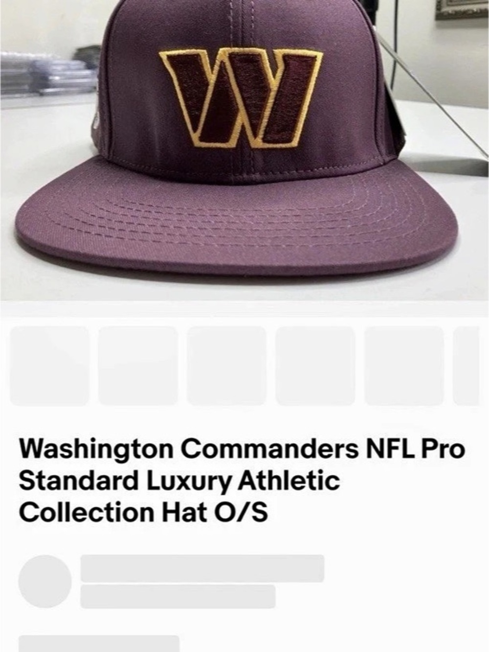 Pro Standard Washington Commanders NFL Pro Standard Luxury Athletic Collection